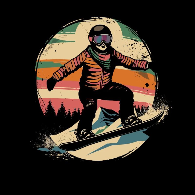 Snowboarder Illustration