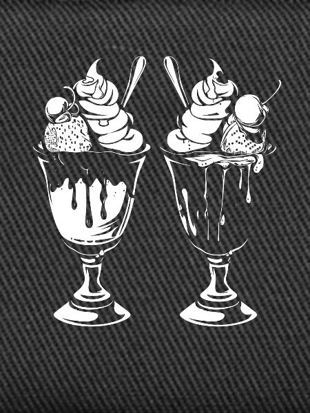 Eisbecher Grafik