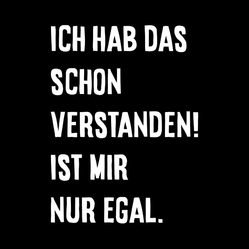 I already understood that! I just don't care.