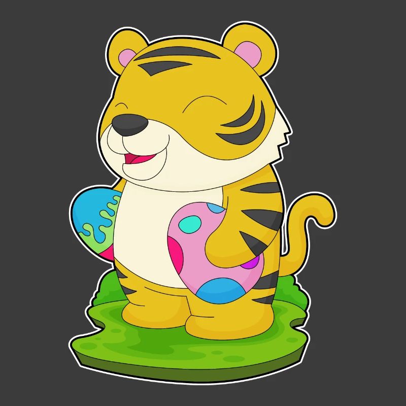 Tiger Easter Easter Eggs