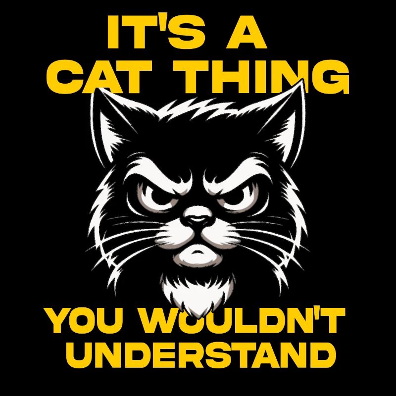 Katze Attitude T-Shirt