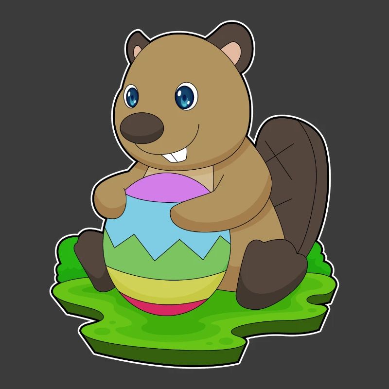 Beaver Easter Easter Egg