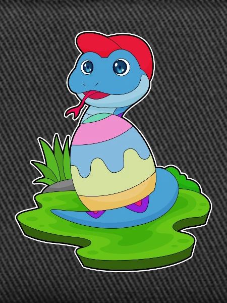Snake Easter Easter Egg