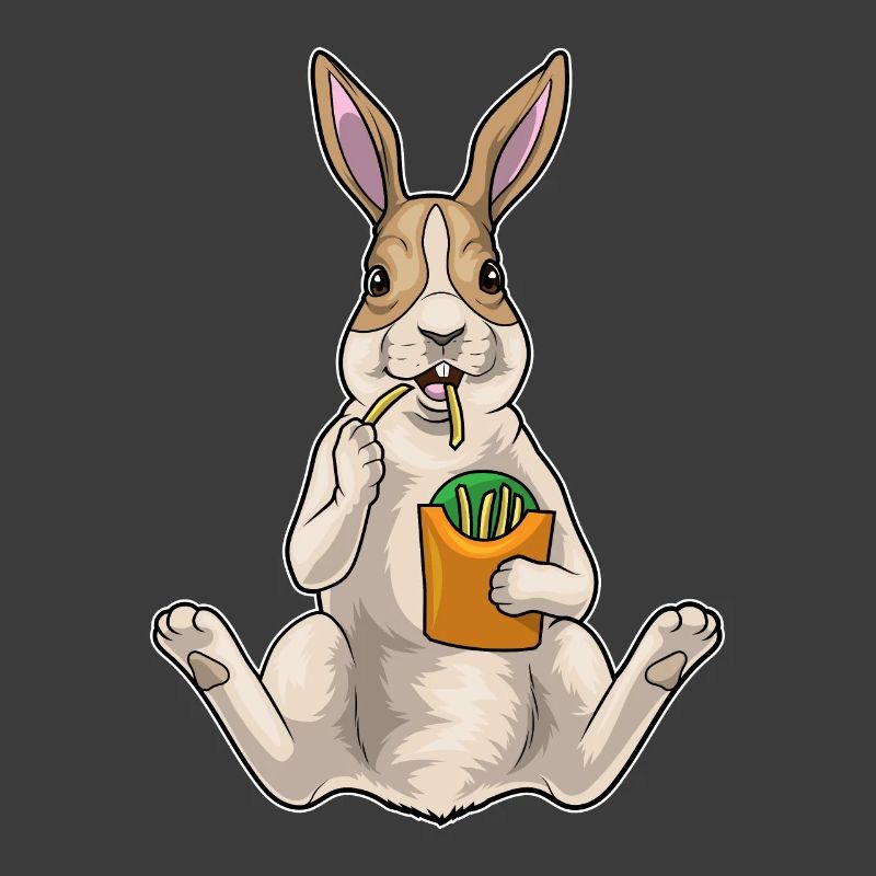 Frites lapin