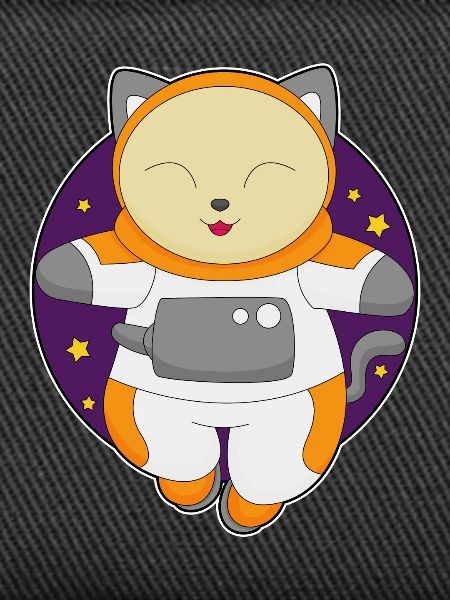 Cat Astronaut Space