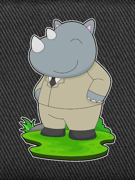 Rhino Groom Suit Wedding