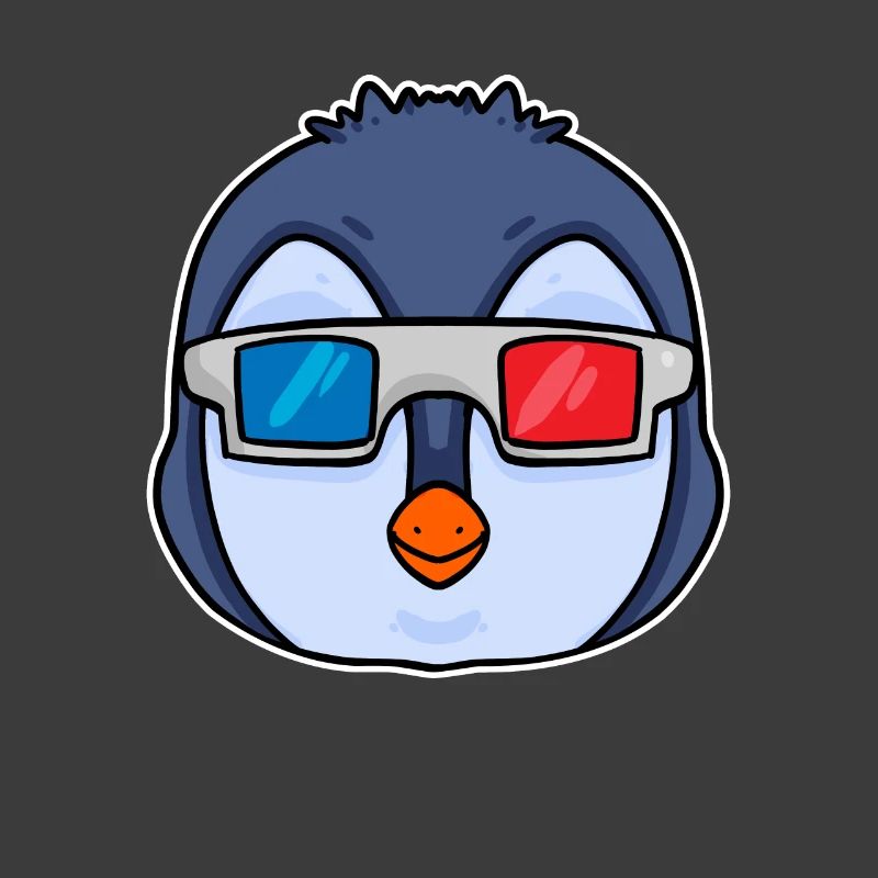 Penguin 3D Glasses Cinema