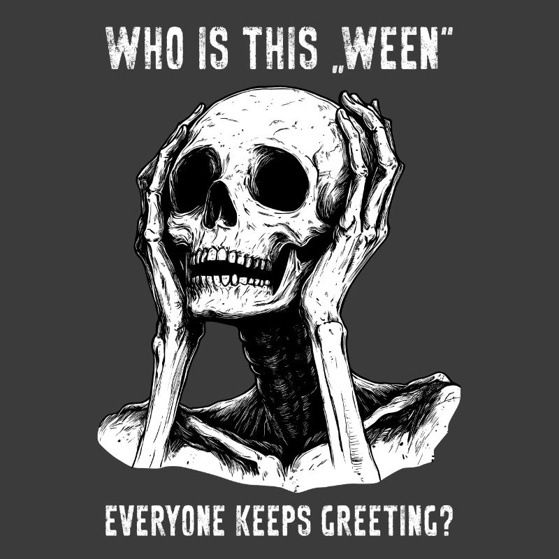 Meme Skelett Halloween Lustig Spooky Geschenk