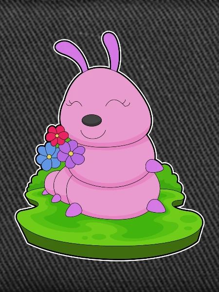 Fleurs de chenille