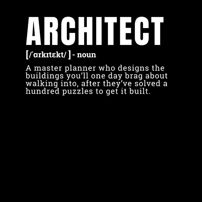 Funny Architect Definition Occupation