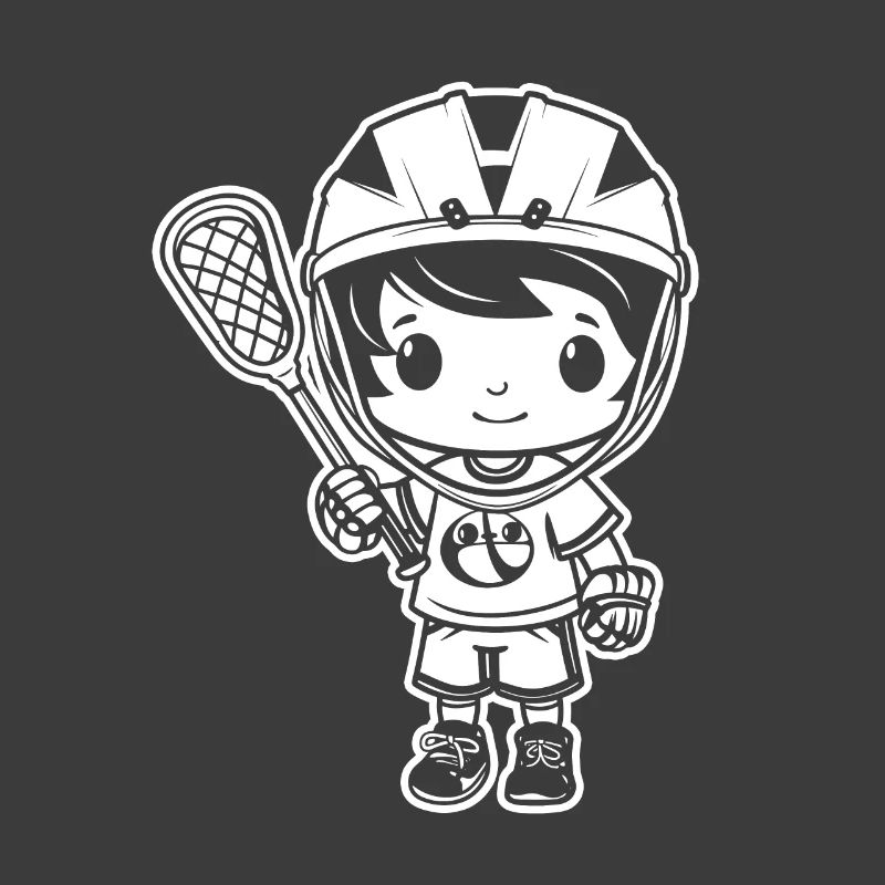 Lacrosse Junge