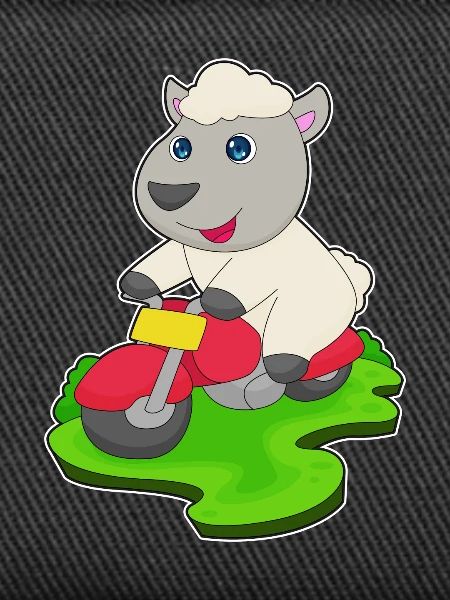 Sheep Motorcycle