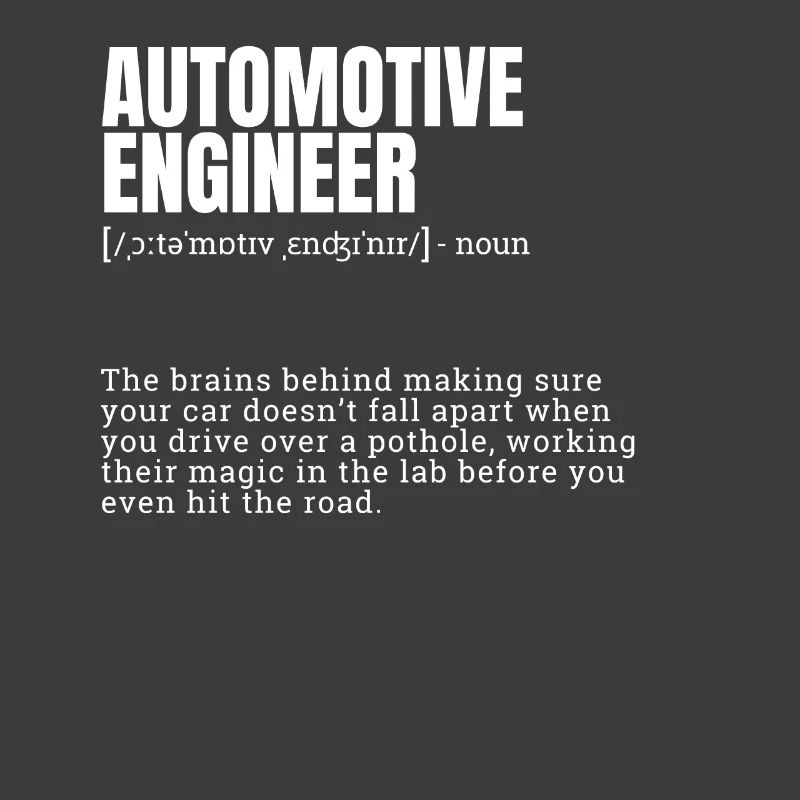 Automotive Engineer Definition Creative Design