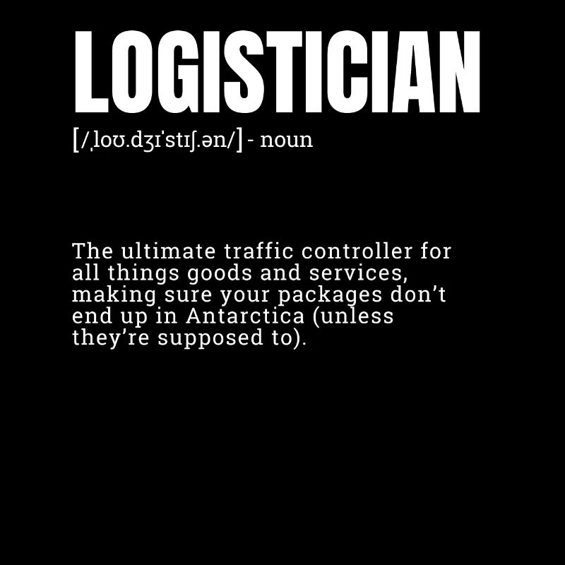Logistics Traffic Controller Goods Packages Humor