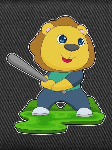 Lion Baseball Baseball Bat