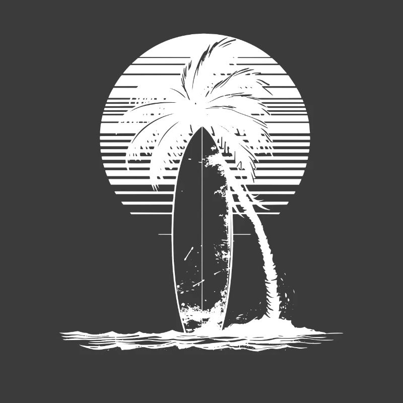 Surfbrett Zeichnung