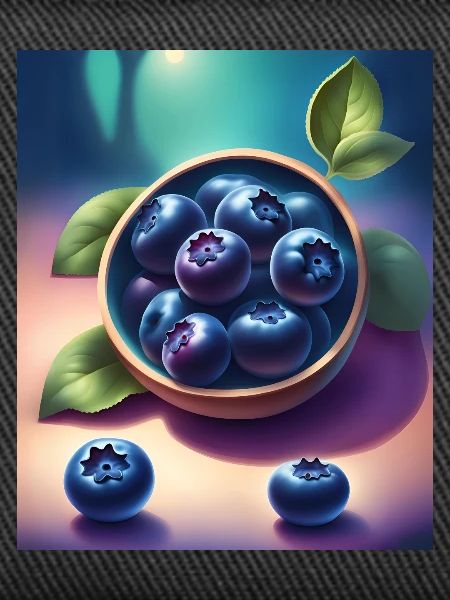 Yummy blueberries