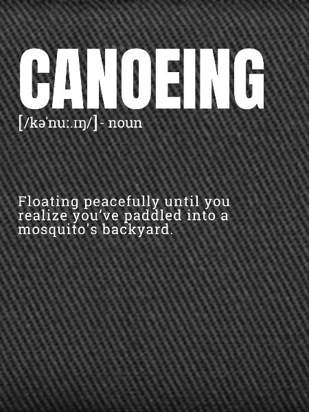 Funny Canoeing Definition