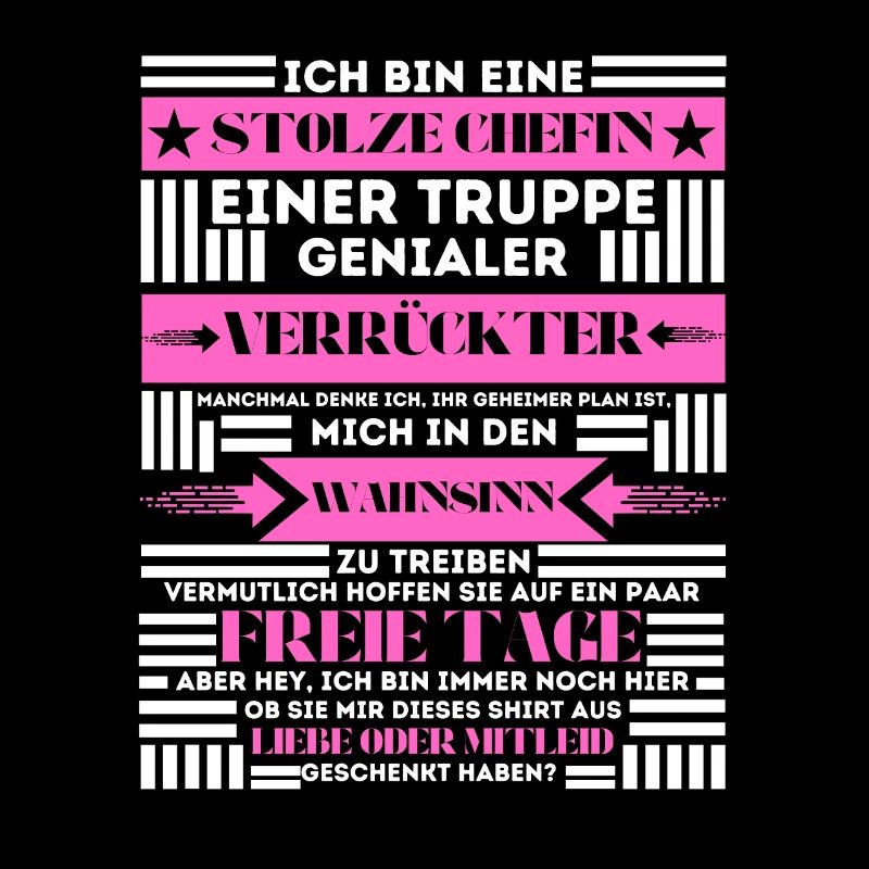 Stolze Chefin Einer Truppe Genialer Verrückter