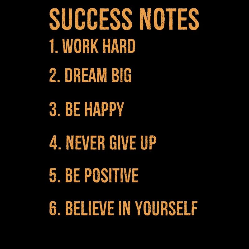 success notes