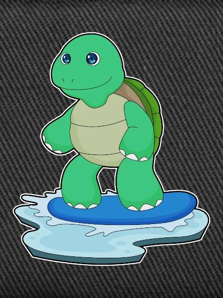 Turtle Snowboarder Snowboard