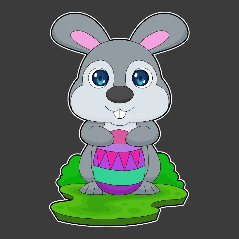 Oeuf de Pâques lapin