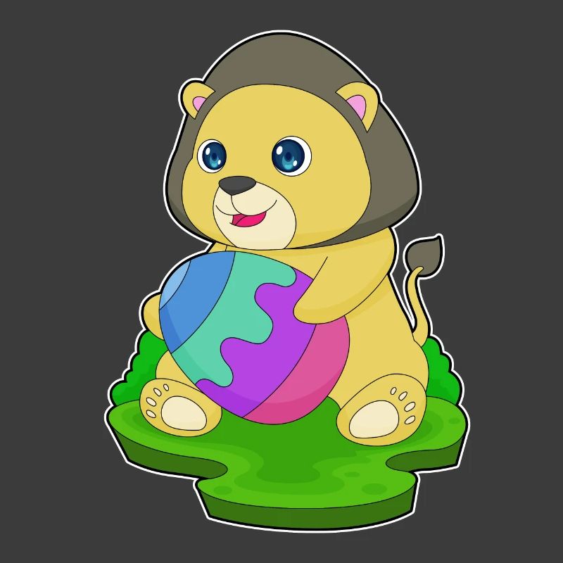 Lion Easter Easter Egg