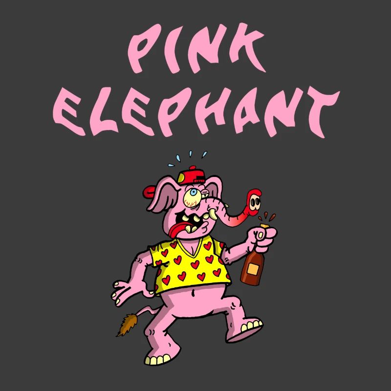 éléphant rose