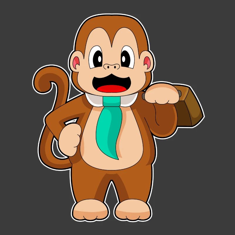 Monkey Entrepreneur Briefcase