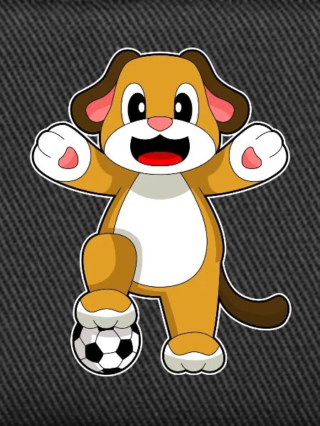 Dog Soccer Player Soccer
