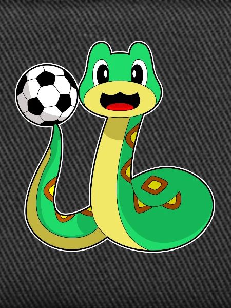 Snake Soccer Player Soccer