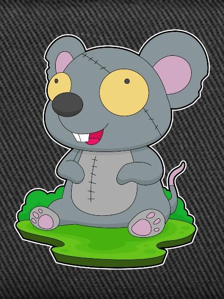 Mouse Halloween Zombie