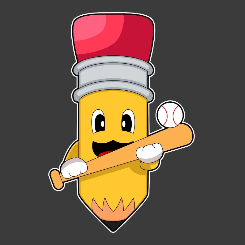 Crayon Baseball Batte de baseball