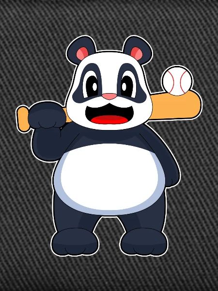 Panda Baseball Baseball Bat
