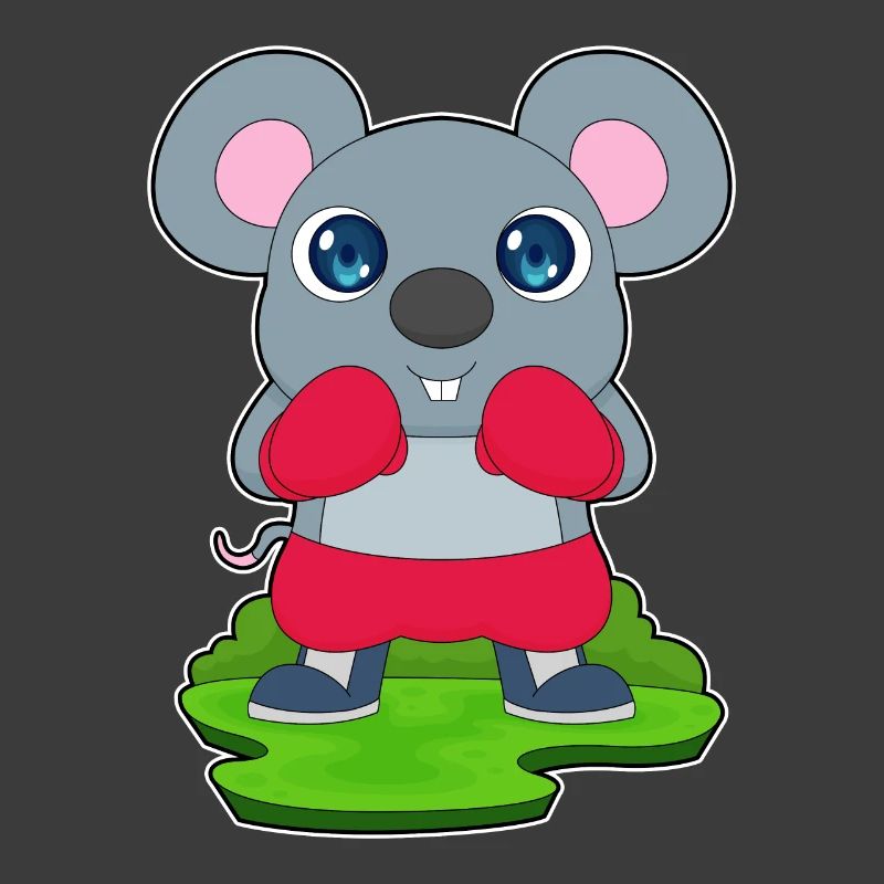 Souris Boxer Gants de Boxe Boxe