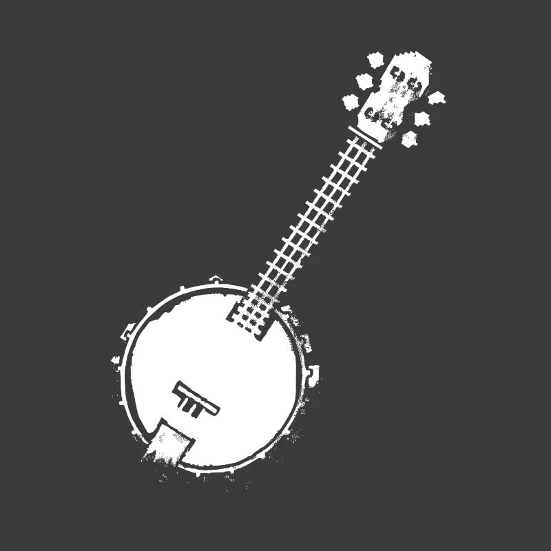 Banjo Pixel Graphic