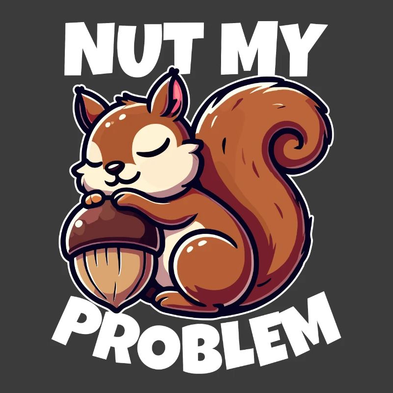 Nut My Problem - Witziges Eichhörnchen-Design