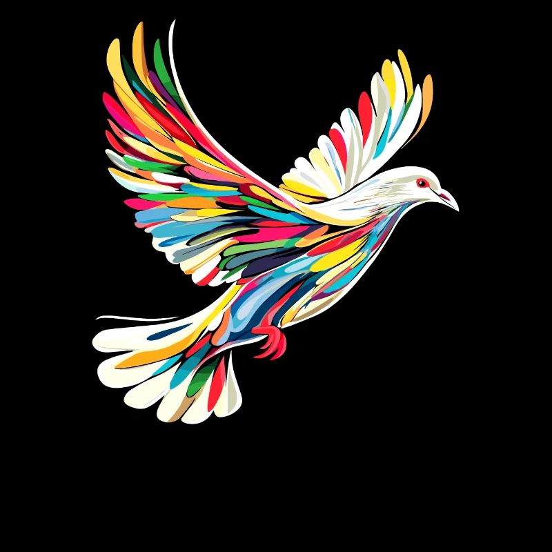 Taube Weiß Frieden Peace Ringeltaube Weiße Tauben