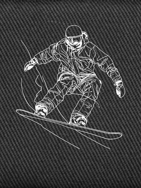 Snowboarder Drawing