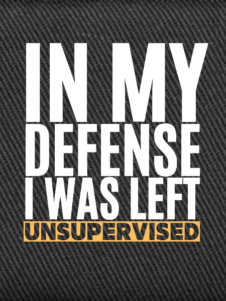 I Was Left Unsupervised