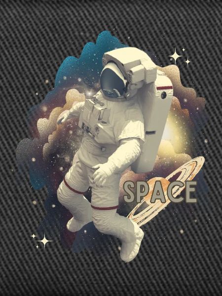 Astronaut in space magic