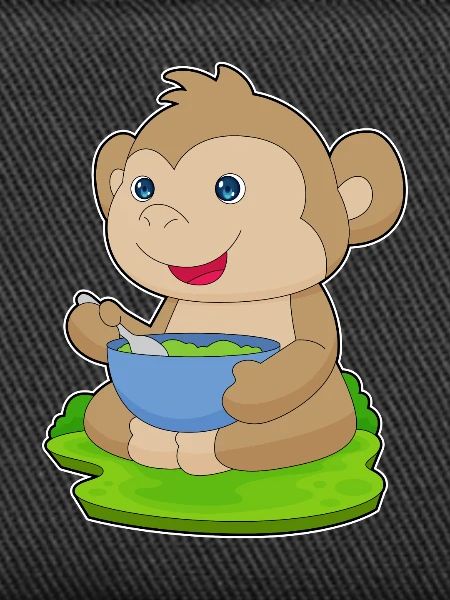 Monkey Cooking Bowl Cooking