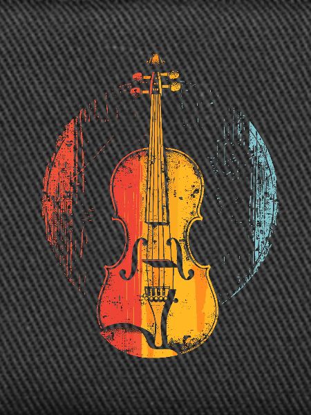 Violin Comic Style