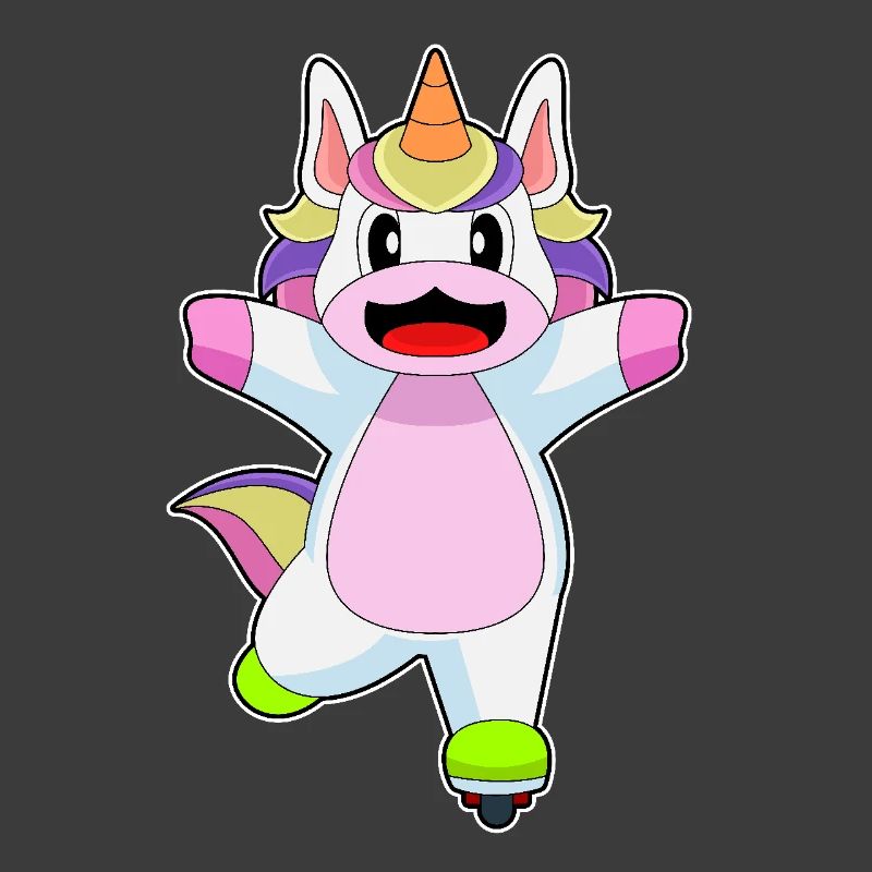 Unicorn Inline Skating Roller Skates