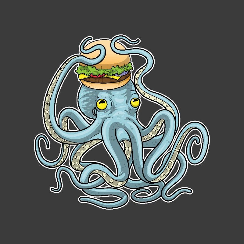 Octopus Cheeseburger