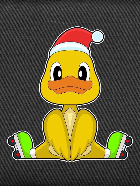 Ente Weihnachten Inline skating