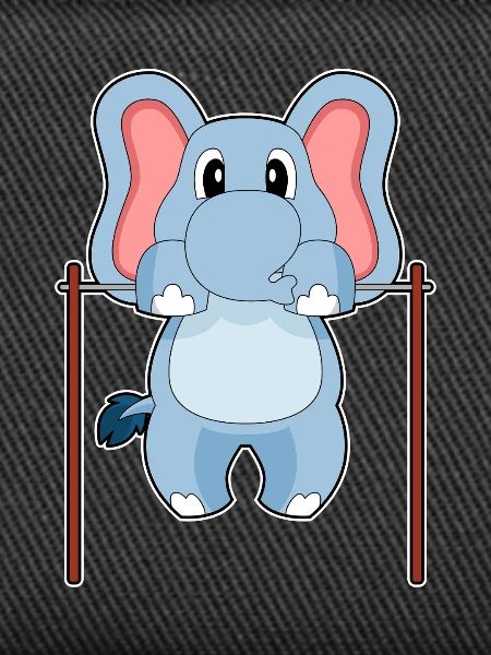 Elephant Bodybuilder Pull-ups Bodybuilding