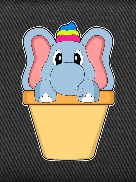 Elephant Waffle Cream