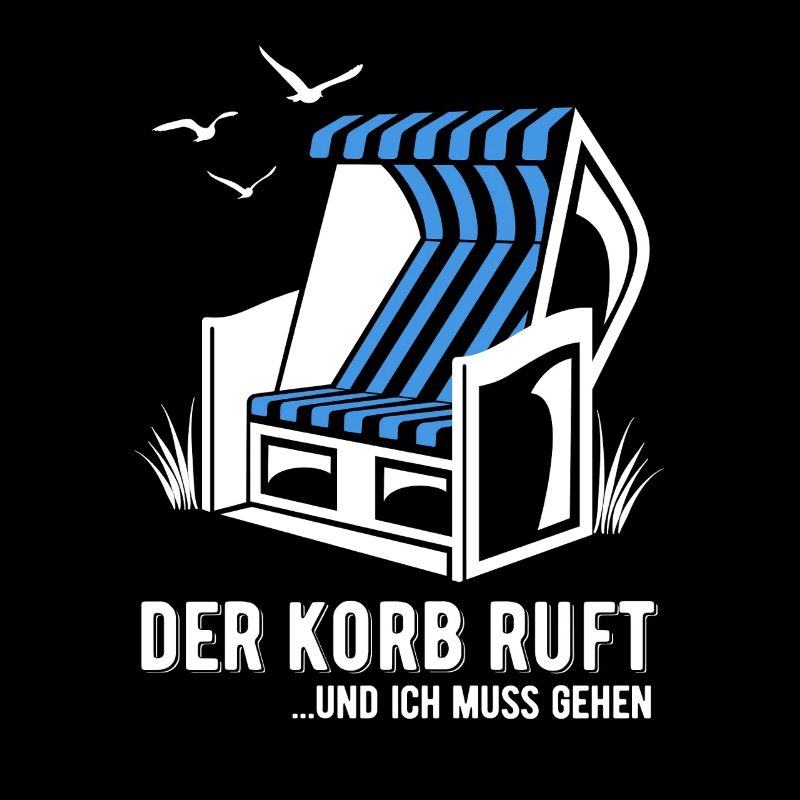 Der Korb ruft - Strandkorb - Meer - Urlaub
