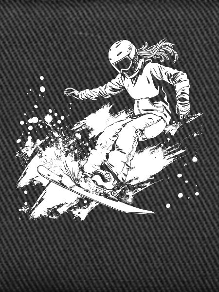 Snowboarderin